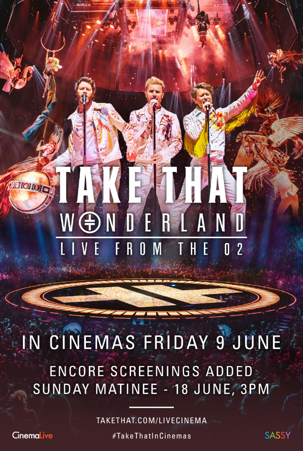 Take That: Wonderland Live from the O2 Poster