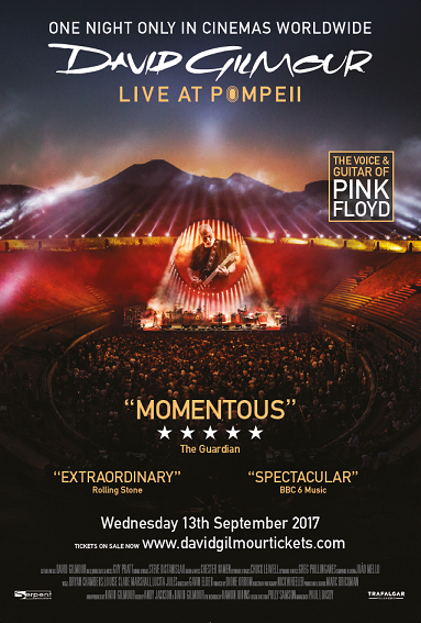 David Gilmour Live at Pompeii Poster