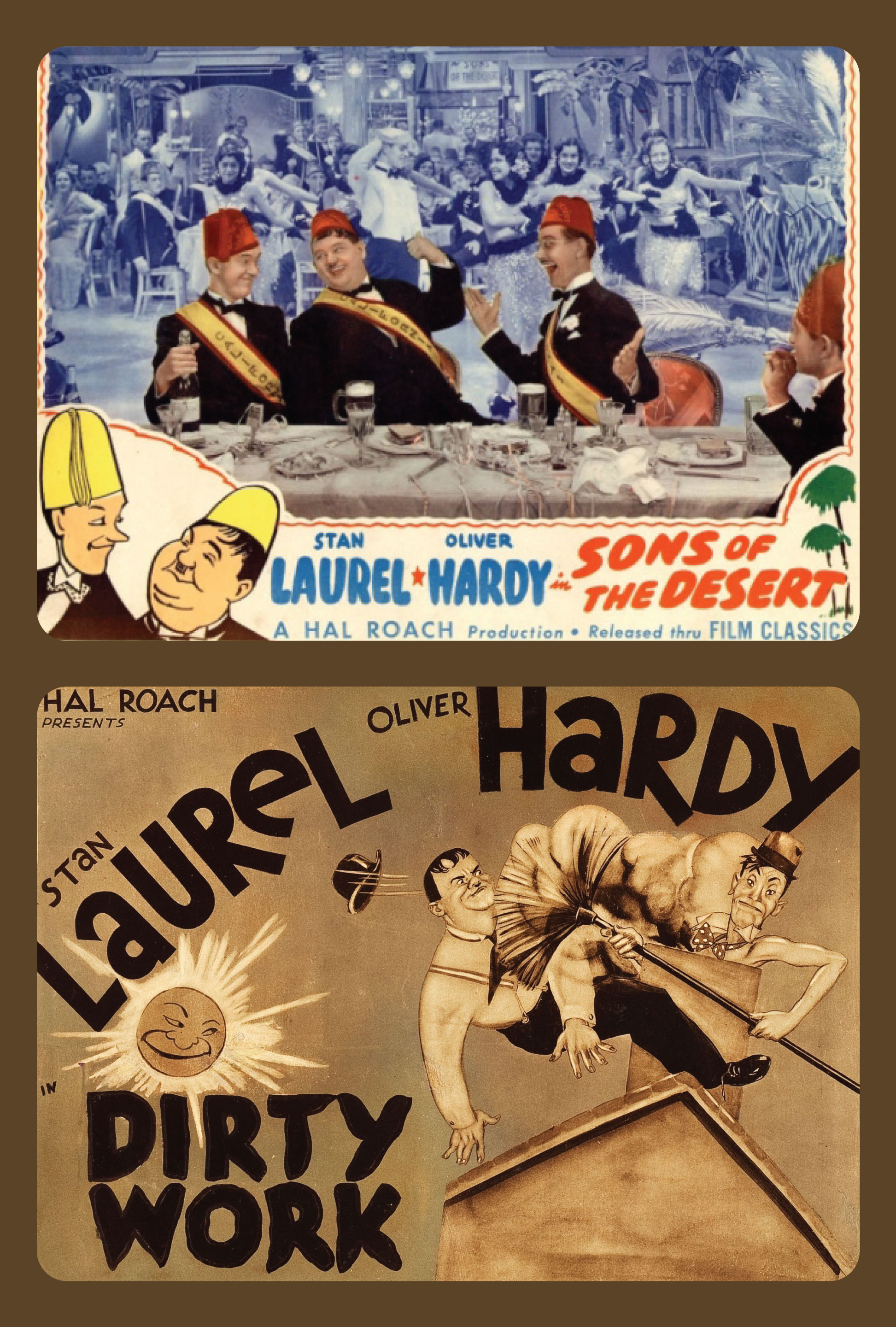 Laurel & Hardy: Sons Of The Desert and Dirty Work Poster