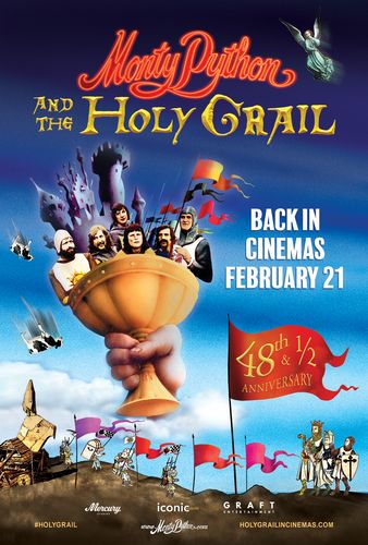 Monty Python & The Holy Grail: 48th Anniversary Poster
